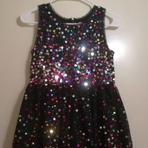 cat & jack sequins girls dress 8